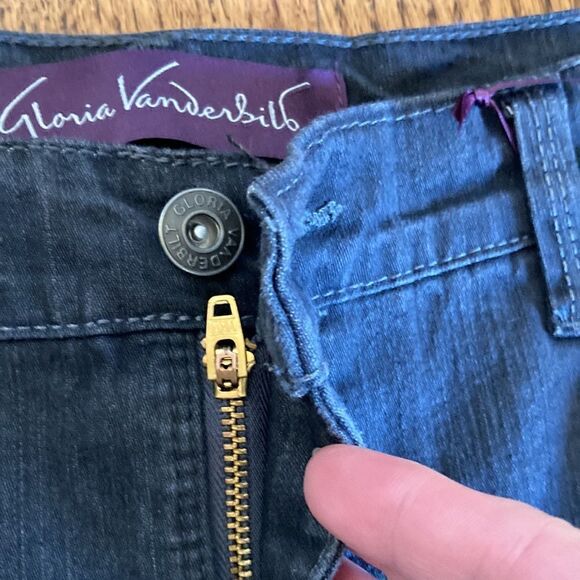 Gloria Vanderbilt Five Pocket Gray Amanda High Rise Jeans Size 10 NWNT - Picture 3 of 7